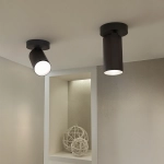 Lampa sufitowa BORA KJ2107 1xGU10 czarny 1620DL DOMENO LIGHTING - zdjęcie dodatkowe 4