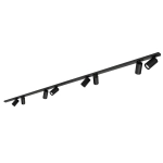 Lampa sufitowa BORA KJ2109 8xGU10 czarny 1688DL DOMENO LIGHTING - zdjęcie produktu