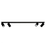 Lampa sufitowa BORA KJ2110 4xGU10 czarny 1626DL DOMENO LIGHTING - zdjęcie dodatkowe 1