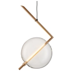 Lampa wisząca AMORE - 1 LED złota 24 cm ST-8869P-1 Step into design