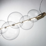 Lampa wisząca AMORE LED złota 153 cm ST-8869P-L Step into design