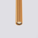 Lampa wisząca ARCHE 1 złota SL.1339 SOLLUX LIGHTING