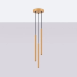 Lampa wisząca ARCHE 3P złota SL.1342 SOLLUX LIGHTING