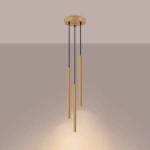 Lampa wisząca ARCHE 3P złota SL.1342 SOLLUX LIGHTING
