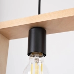 Lampa wisząca ARIES naturalne drewno SL.1310 SOLLUX LIGHTING