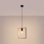 Lampa wisząca ARIES naturalne drewno SL.1310 SOLLUX LIGHTING