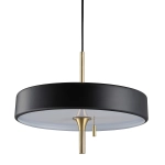 Lampa wisząca ARTDECO czarno - złota 35 cm MP8872 black Step into design