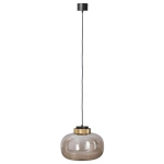 Lampa wisząca BOOM LED bursztynowo złota 35 cm 9969P/B amber Step into design