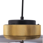 Lampa wisząca BOOM LED bursztynowo złota 35 cm 9969P/B amber Step into design