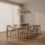 Lampa wisząca BOTANIKA 80 cm XY080P-80 black Step into design