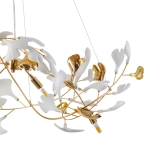 Lampa wisząca BOTANIKA GOLD 100 cm - złota, G9, regulowana, designerska XY080P-L1000 gold Step into design