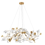 Lampa wisząca BOTANIKA GOLD 100 cm - złota, G9, regulowana, designerska XY080P-L1000 gold Step into design
