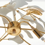 Lampa wisząca BOTANIKA GOLD 100 cm - złota, G9, regulowana, designerska XY080P-L1000 gold Step into design