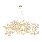 Lampa wisząca BOTANIKA WAVE złoto biała 125 cm XY080P-120 Step into design