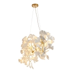 Lampa wisząca BOTANIKA WAVE złoto biała 125 cm XY080P-120 Step into design