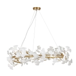 Lampa wisząca BOTANIKA złoto biała 100 cm XY080P-100 Step into design