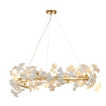 Lampa wisząca BOTANIKA złoto biała 100 cm XY080P-100 Step into design