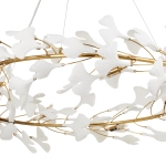 Lampa wisząca BOTANIKA złoto biała 100 cm XY080P-100 Step into design