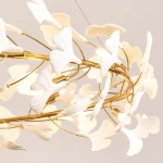 Lampa wisząca BOTANIKA złoto biała 100 cm XY080P-100 Step into design
