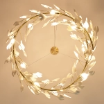 Lampa wisząca BOTANIKA złoto biała 80 cm XY080P-80 Step into design