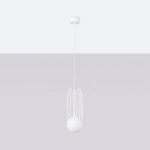 Lampa wisząca BRINA 1 biała SL.1331 SOLLUX LIGHTING