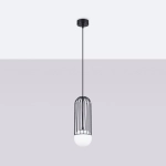Lampa wisząca BRINA 1 czarna SL.1332 SOLLUX LIGHTING