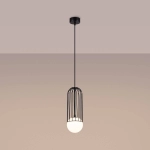 Lampa wisząca BRINA 1 czarna SL.1332 SOLLUX LIGHTING