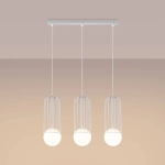Lampa wisząca BRINA 3L biała SL.1333 SOLLUX LIGHTING