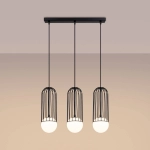 Lampa wisząca BRINA 3L czarna SL.1334 SOLLUX LIGHTING