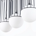 Lampa wisząca BRINA 3L czarna SL.1334 SOLLUX LIGHTING