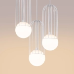 Lampa wisząca BRINA 3P biała SL.1335 SOLLUX LIGHTING