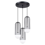 Lampa wisząca BRINA 3P czarna SL.1336 SOLLUX LIGHTING