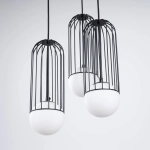 Lampa wisząca BRINA 3P czarna SL.1336 SOLLUX LIGHTING