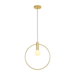Lampa wisząca Bella złota 25 cm DP0001A-250R Step into Design