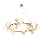 Lampa wisząca CHIC złoto biała 105 cm ST-DL-2969 Step into design