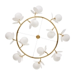 Lampa wisząca CHIC złoto biała 105 cm ST-DL-2969 Step into design