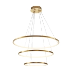Lampa wisząca CIRCLE SLIM 40+60+80 LED złoty 40 cm + 60 cm + 80 cm ST-10112P-3 Step into Design
