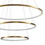 Lampa wisząca CIRCLE SLIM 40+60+80 LED złoty 40 cm + 60 cm + 80 cm ST-10112P-3 Step into Design