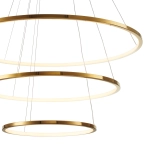 Lampa wisząca CIRCLE SLIM 40+60+80 LED złoty 40 cm + 60 cm + 80 cm ST-10112P-3 Step into Design