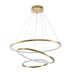 Lampa wisząca CIRCLE SLIM 40+60+80 LED złoty 40 cm + 60 cm + 80 cm ST-10112P-3 Step into Design