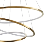Lampa wisząca CIRCLE SLIM 40+60+80 LED złoty 40 cm + 60 cm + 80 cm ST-10112P-3 Step into Design