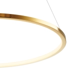 Lampa wisząca CIRCLE SLIM 60 LED złoty 60 cm ST-10112P-D600 Step into Design