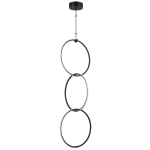 Lampa wisząca COCO 3 LED czarna 40 cm ST-10339P/3H Step into design