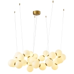 Lampa wisząca CORALLI-100 biało-mosiężna 100 cm DP0254-1000 Step into design