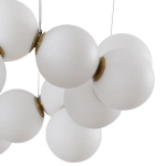 Lampa wisząca CORALLI-80 biało-mosiężna 80 cm DP0254-800 Step into design