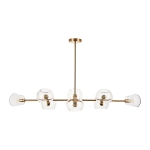 Lampa wisząca COSMIC-8 złota 85 cm ST-8954-P8 Step into design