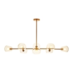 Lampa wisząca COSMIC-8 złota 85 cm ST-8954-P8 Step into design