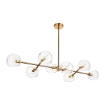 Lampa wisząca COSMIC-8 złota 85 cm ST-8954-P8 Step into design