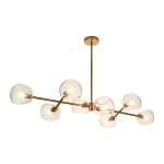 Lampa wisząca COSMIC-8 złota 85 cm ST-8954-P8 Step into design