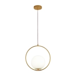 Lampa wisząca COSTA ROUND złota 35 cm DP0001A-350R Step into Design